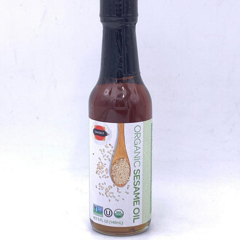 J-Basket Organic Sesame Oil 5oz/(148ml)有机芝麻油
