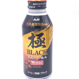 Asahi Wonda Black Kiwami Coffee Drink 400gx4bottle