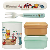 Skater x Winnie the Pooh Antibacterial Heat Retention Bento Box with Jar 560ml