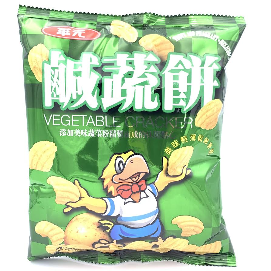 Taiwan Vegetable Crackers 50g華元鹹蔬餅