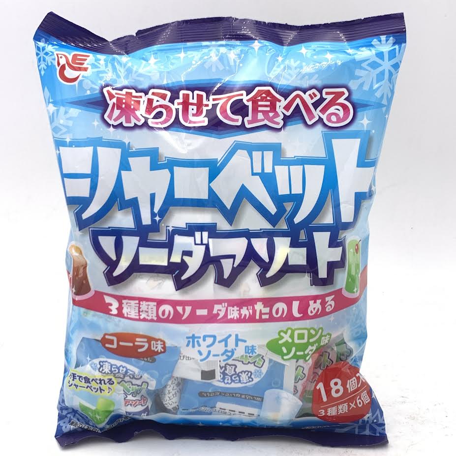 Ace Bakery Frozen Sorbet Soda Assortment 20gx18pcs什錦碳酸飲料風味果凍