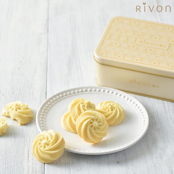 Rivon French Biscuit - Original Butter 144g/(16pcs)禮坊法式曲奇餅鐵盒(奶油原味)