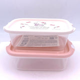 Skater X Hello Kitty Lunch Box 500m/(2pc)轻量型可微波抗菌保鲜盒
