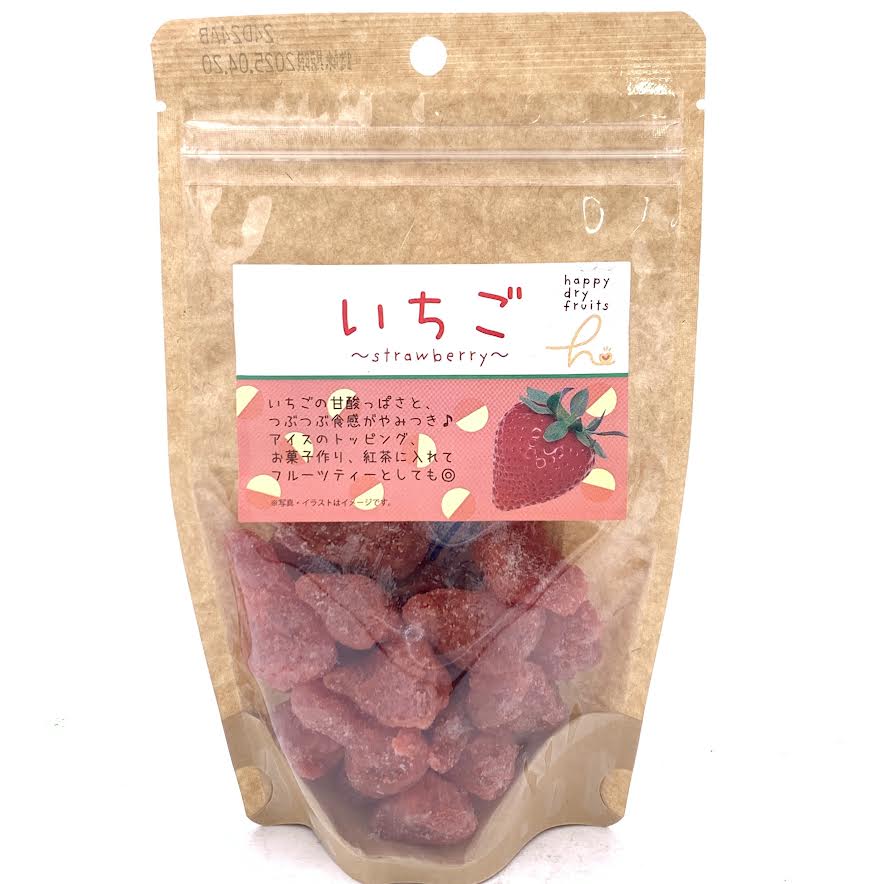 Happy Family Dry Fruits Strawberry 120g香甜草莓果干