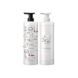 Kao X Peanuts Refill Pump Bottle Set 花王洗髮+護髮補充瓶空瓶套組