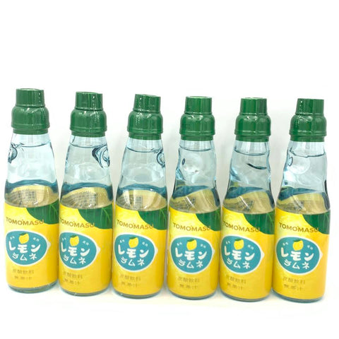 Carbonated Beverage Ramune - Lemon Flavor 200mlx6bottle