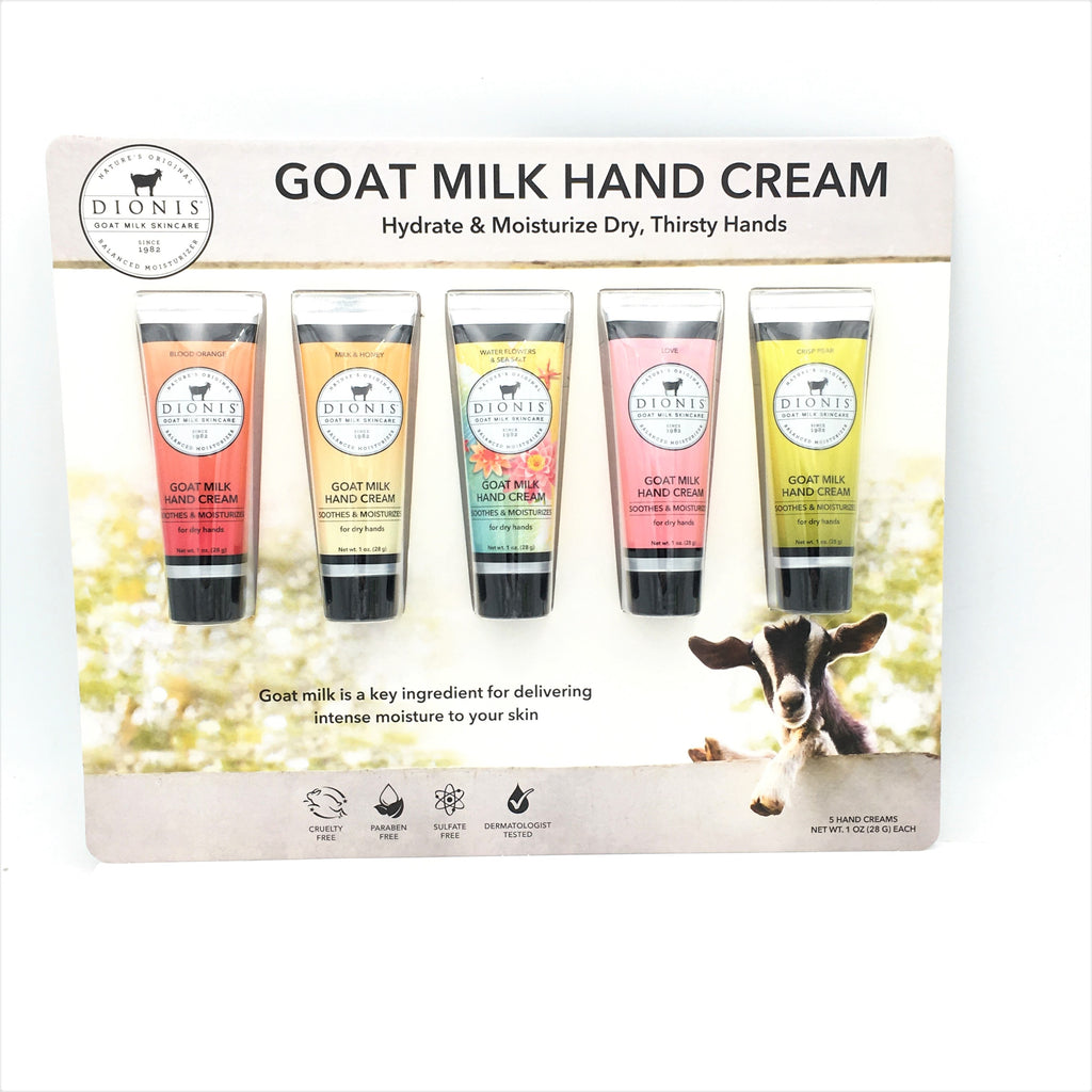 Dionis Goat Milk Hand Cream Gift Set 28g x 5 Pack
