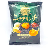 Koikeya Niche Rich Potato Chips-Sea Urchin & Squid With Cheese Flavor 70g