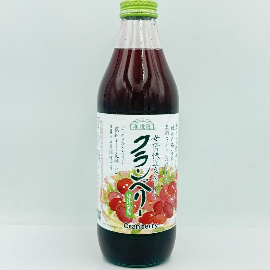 Junzosen Cranberry Fruit Juice 33.80fl.oz/(1L)順造選蔓越莓果汁