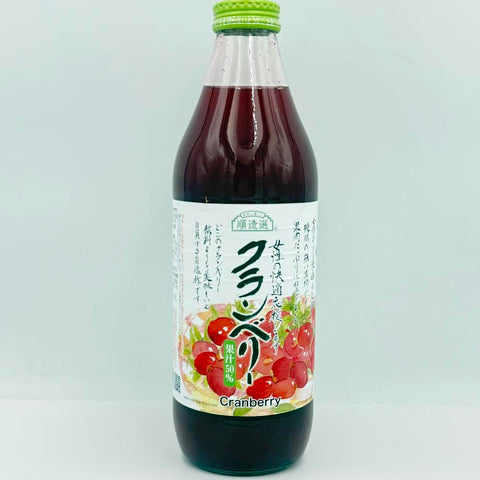 Junzosen Cranberry Fruit Juice 33.80fl.oz/(1L)順造選蔓越莓果汁