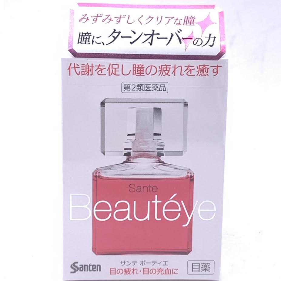 Santen Sante Beauteye Eye Drops 12ml玫瑰亮澤隱形眼鏡眼藥水潤滑液