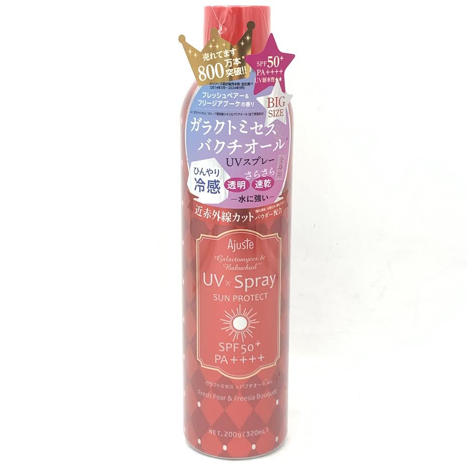 Ajuste Transparent Quick-Drying Cool Sunscreen Fresh Pear/Freesia Fragrance SPF50 200g