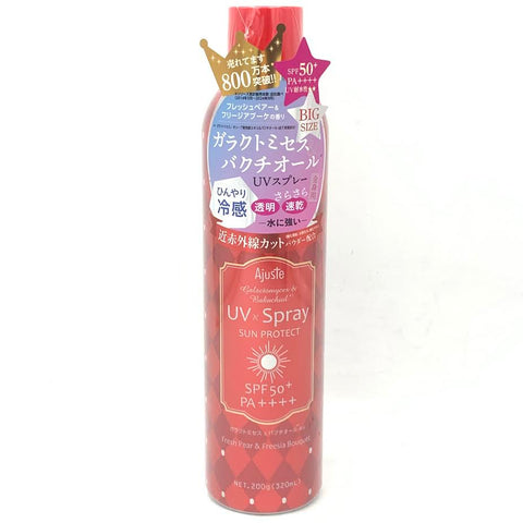 Ajuste Transparent Quick-Drying Cool Sunscreen Fresh Pear/Freesia Fragrance SPF50 200g