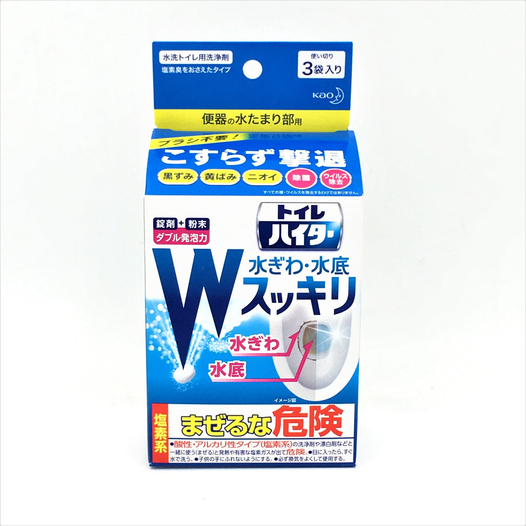 Kao Toilet Bowl Cleaner 40g x3bag 花王除菌消臭馬桶底部發泡清潔劑