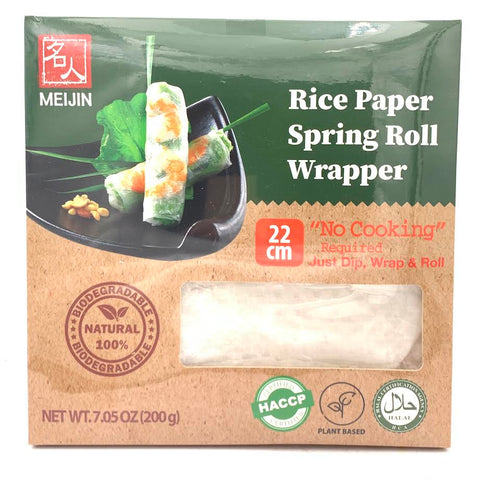 Meijin Rice Paper Spring Roll Wrapper 7.05oz/(200g)