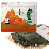 Motomotoyama Spicy Flavor Roasted Nori Seaweed Half Sheets 29g元本山辣味對切海苔