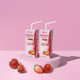 Binggrae Strawberry Flavored Milk Drink 6.8ozX6pack 草莓牛奶保久调味乳