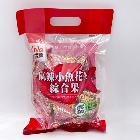 Viva Spicy Peanuts & Fish Mix 156g萬歲牌麻辣小魚花生綜合果
