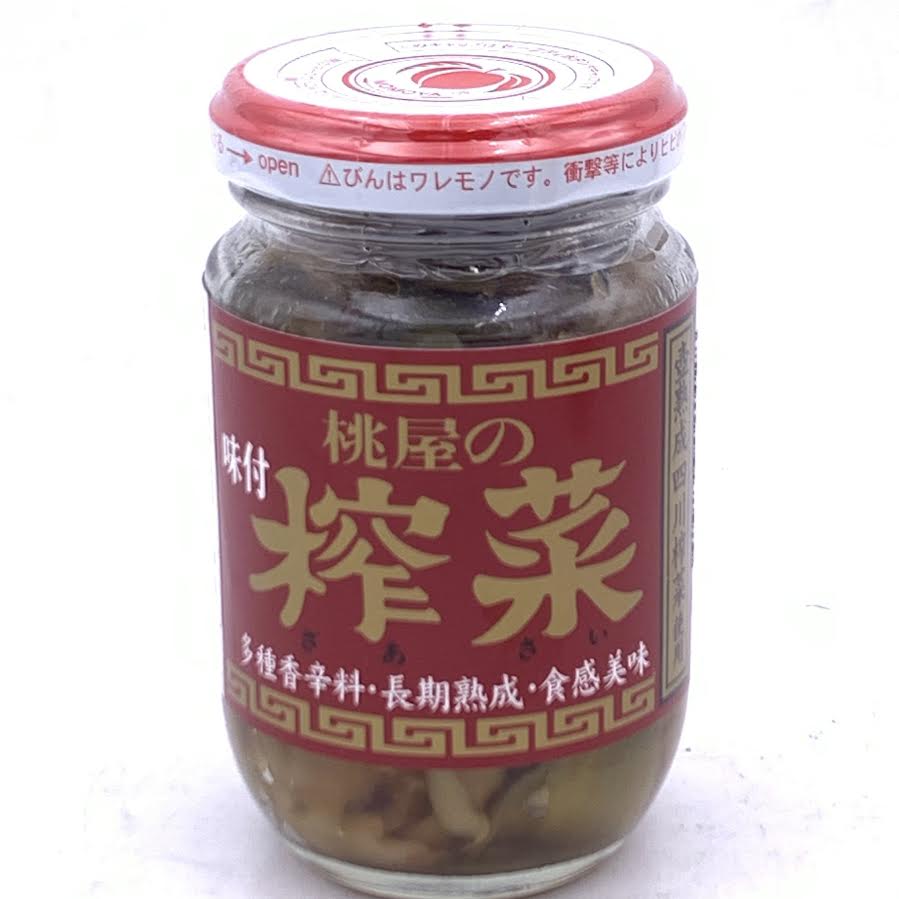 Momoya Brand Seasoned Zasai Pickled Radish 3.52oz/100g日本桃屋味付榨菜