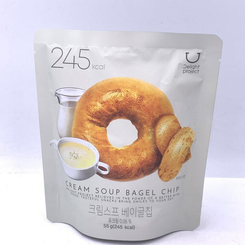 Delight Project Cream Soup Bagel Chip 55g韓國奶油濃湯貝果餅乾