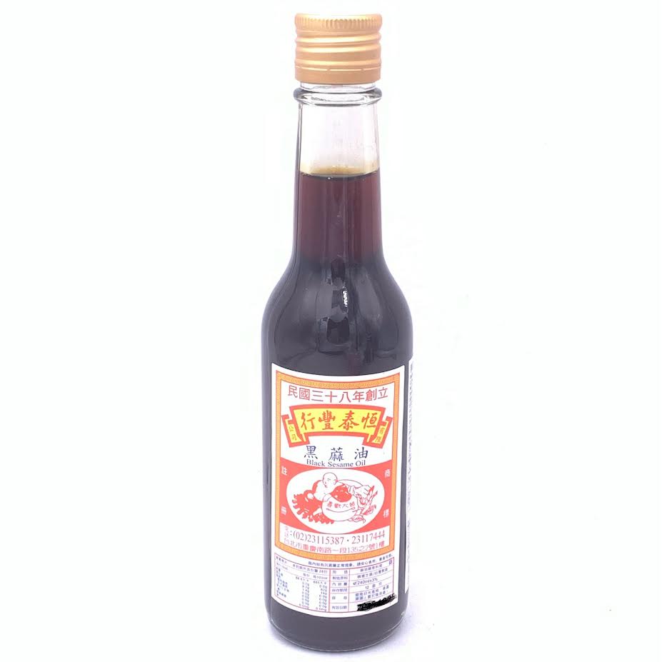 Heng Tai Fung Black Sesame Oil 8.12oz/(240ml)恆泰豐黑芝麻油