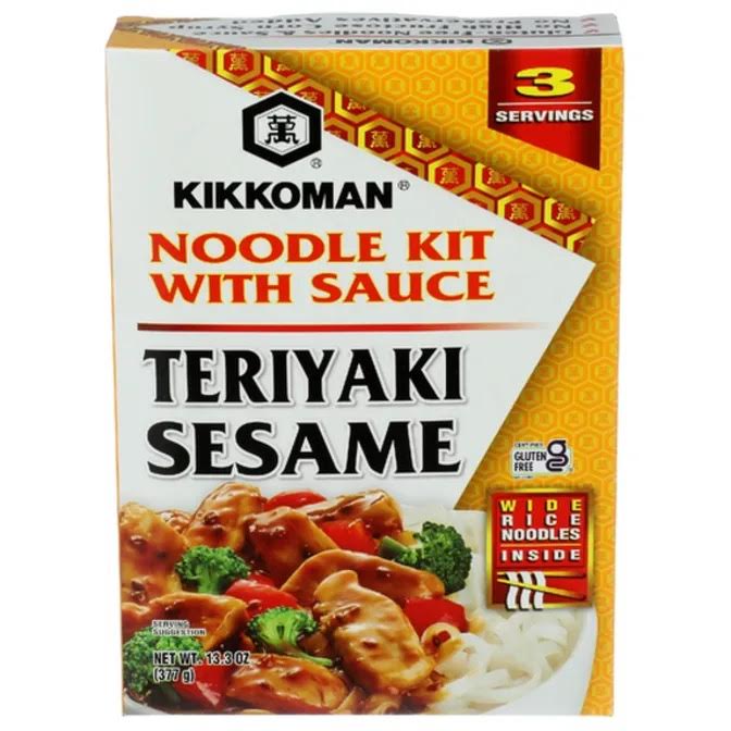 Kikkoman Noodle Kit With Sauce - Teriyaki Sesame 4.8oz/135g