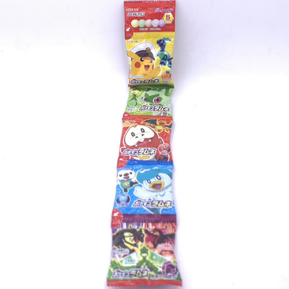 Lotte x Pokémon Ramune Candy 5 packs x 12g