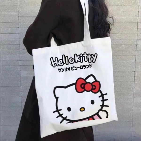 Hello Kitty Bag - 帆布包(Size38cmx37cm)