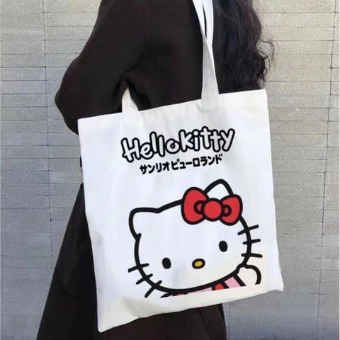 Hello Kitty Bag - 帆布包(Size38cmx37cm)