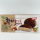 Korean Hanmeihe Chocolate Mochi Rice Cake - Peanut Flavor150g/(25gx6pcs)韓美禾巧克力花生麻薯