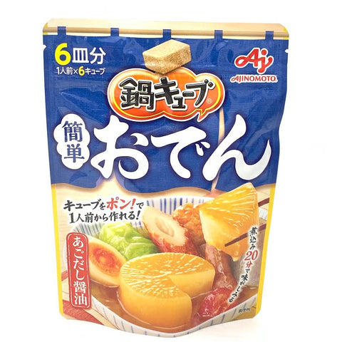 Ajinomoto Nabe Cube Easy Oden Agodashi Soy Sauce 50g/(6pcs)