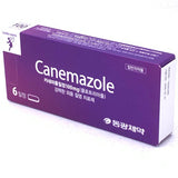 Korea Canemazole Vagina Tab(Clotrimazole) 100mg东关妇科塞