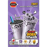 J-Basket Instant Boba Bubble Pearl Milk Tea Kit Variety (Taro, Black Tea, Matcha), 9 Total Servings