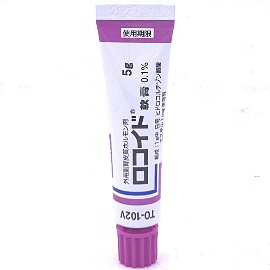 Locoid Ointment 0.1% Ointment From Japan (Eczema,Dermatitis,Psoriasis)5g (No Box)濕疹皮膚炎牛皮癬