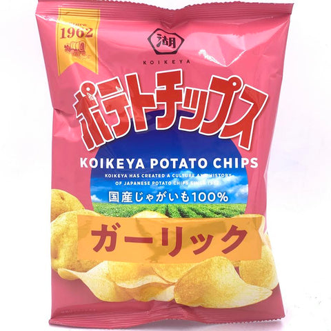 Koikeya Potato Chips - Garlic Flavor 55g大蒜口味薯片