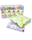 SY Shower Towel Happy Clean Day 1pcs韓國尼龍印花桑拿巾/搓背巾