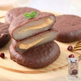 Korean Hanmeihe Chocolate Mochi Rice Cake - Peanut Flavor150g/(25gx6pcs)韓美禾巧克力花生麻薯