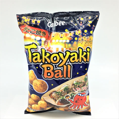 Calbee Takoyaki Ball -Corn Snacks 3.17oz / 90g