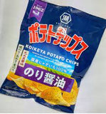 Koikeya Potato Chips - Seaweed & Soy Sauce Flavor 50g海苔醬油口味薯片