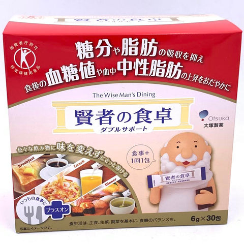 The Wise Man's Dining Double Support 6gX30packet大塚製藥 賢者之食卓膳食纖維(阻澱粉隔油份)