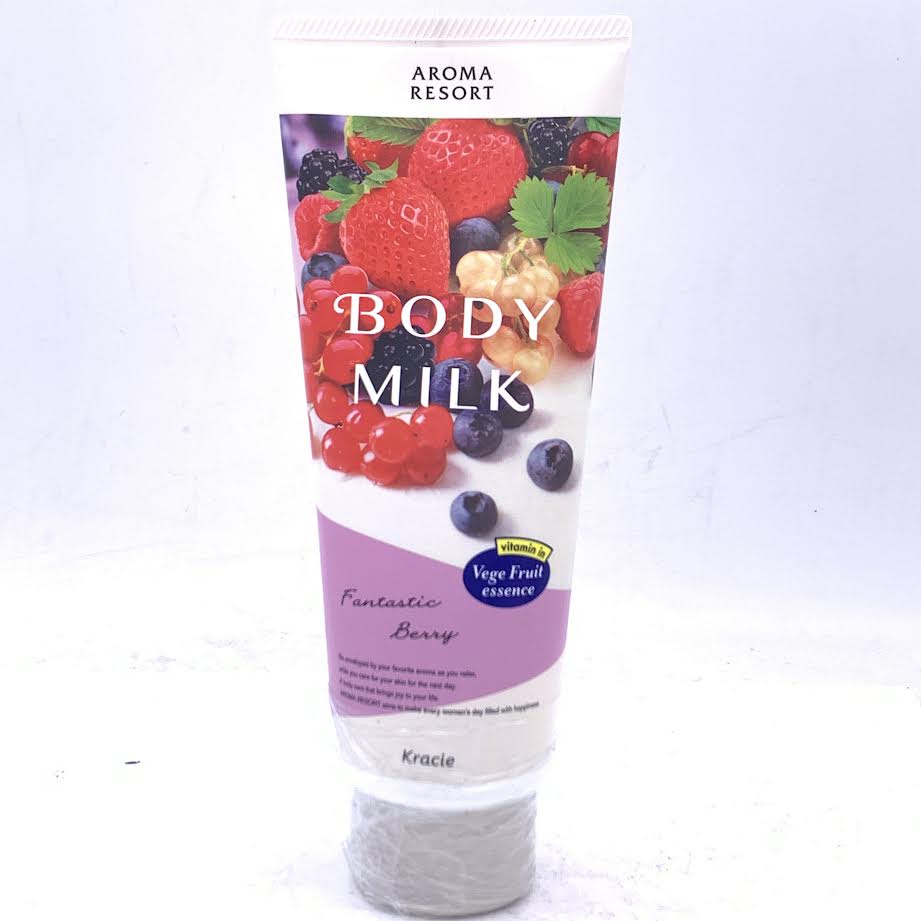 Kracie Aroma Resort Body Milk 200g保濕滋潤身體乳液 莓果密語