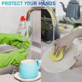 Household Kitchen Cleaning/ Dishwashing/ Washing Rubber Glove Large Size