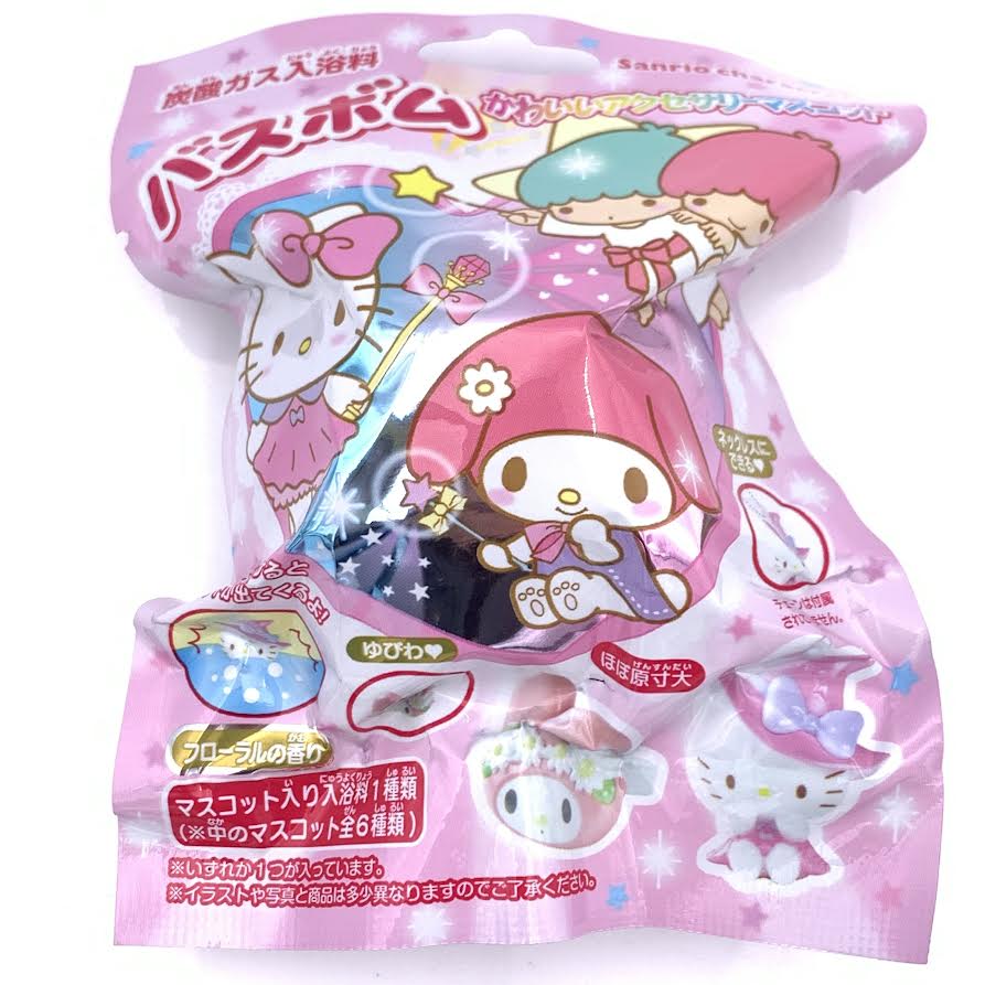 Sanrio Characters Flower Bath Ball 75g/(1pc)花香味沐浴球