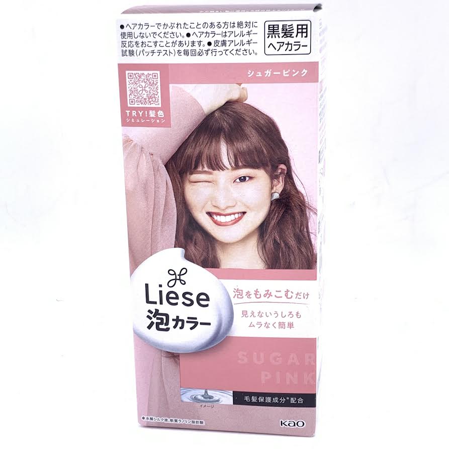Kao Liese Creamy Bubble Hair Color- Sugar Pink
