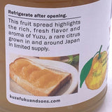 Kuze Fuku & Sons Premium Japanese Spreads - Yuzu Fruit Spread 10.3oz(292g)