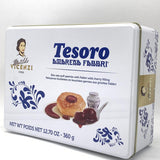 Matilde Vicenzi Tesoro Cherry Cream Filled Puff Pastry, Kosher Dairy, Made in Italy, 12.7oz (360g)