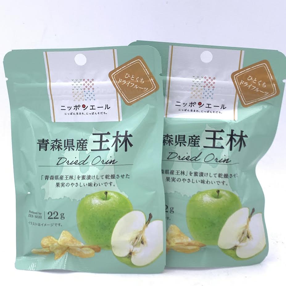 Zennoh Nippon Ale Aomori Prefecture Dried Orin Apple 22gX2bags青蘋果乾