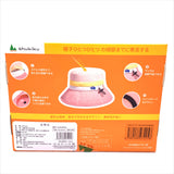 Shukiku Children's Sun Hat Boys And Girls UV UPF50+ 兒童防紫外線漁夫太陽帽粉紅小象