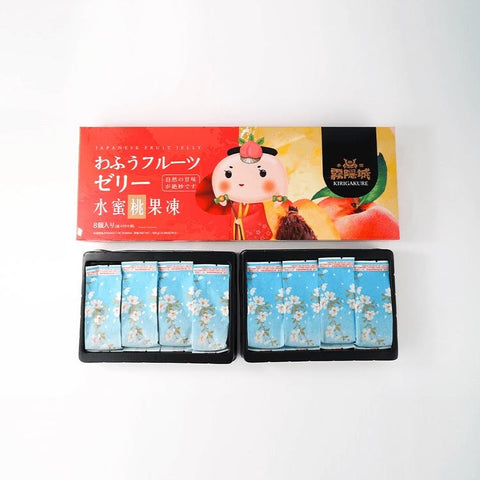 Japanese Fruit Jelly - Honey Peach Jelly 400g/(8pcs)手信霧隱城日式水蜜桃口味果凍