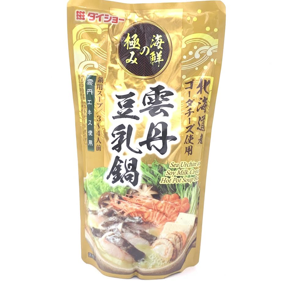Daisho Sea Urchin And Soy Milk Cream Nabe Hot Pot Soup Base 750g